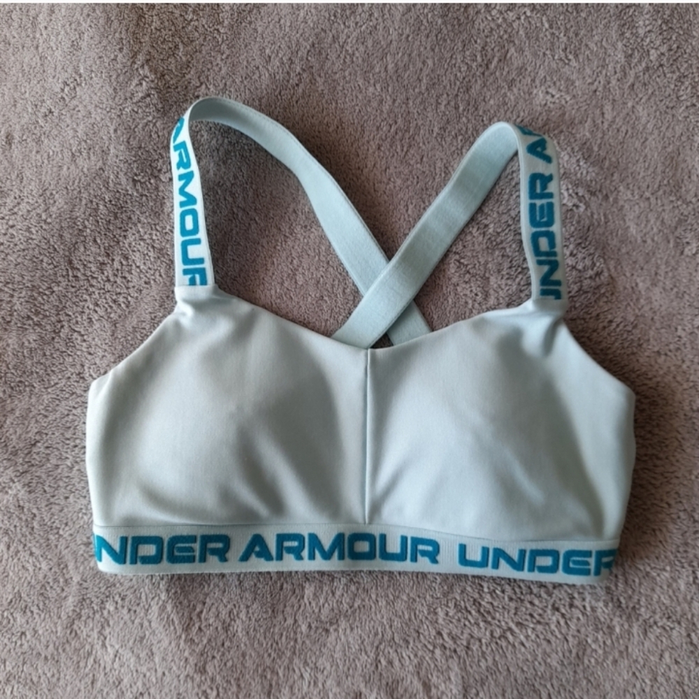 Under Armour Light Blue Sports Bra Size Small